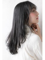 カバーヘア ブリス 大宮西口(COVER HAIR bliss)&nbsp;■シースルーバング黒髪リラックスカール210★大宮20代30代40代