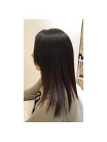 ヘアーサロンウフ(hair salon Oeuf)&nbsp;セミロングストレート