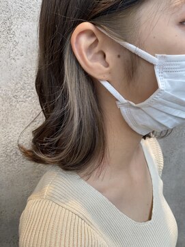 アルボス(arbos) インナーカラー×ベージュ◎20代30代40代