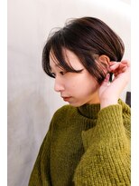 インプレッション(impression produced by LA’BO)&nbsp;【札幌/impression佐藤】きれいめ丸みショートボブ