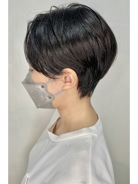 ラウンジ モリオ イケブクロ(Lounge MORIO Ikebukuro) 【morio池袋】黒髪前下がりショート○