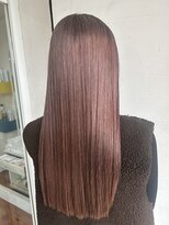 リリバイシエル(lili by CieL)&nbsp;ピンクグレージュ×ブリーチ×髪質改善トリートメント