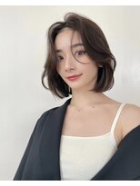 ベル 表参道Terrace(Belle)&nbsp;［韓国風］黒髪でもかわいい！タッセルボブ×顔周りレイヤー