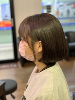 フレンズ 環状通東店(friend's)&nbsp;ミルクティーベージュダブルカラーインナーカラー韓国20代　7