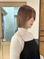 キーン 立川店(keen)&nbsp;[keen×田中] まろやかベージュ×タッセルボブ