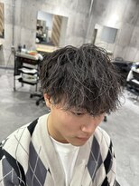 ビカムメンズヘアー 栄店(become men's hair)&nbsp;【ちょうどいい波巻きパーマ】名古屋栄矢場町メンズヘアカット
