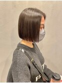 ダブルカラー/ミニボブ/切りっぱなし東区松崎