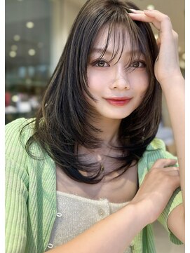 ミンクス渋谷スマートサロン(MINX shibuya smart salon) 切りっぱなしボブ エアリーロング 美髪 ピンクブラウン