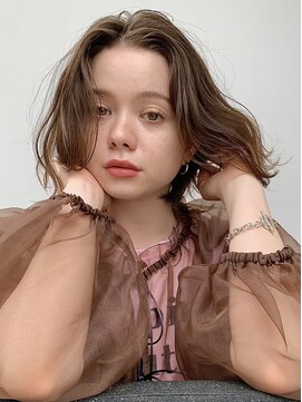 ベル 銀座5丁目店(Belle) シアベージュの柔らかボブスタイル【銀座】