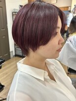 ラック 津田沼(LUCK)&nbsp;前髪パーマ ぱっつん前髪 ボブパーマ