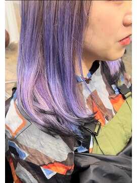 プシュケ(PSYCHE) 20代30代レイヤー ラベンダーミルクティー＊無造作ミディアム