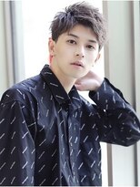 リップス レイ ギンザ(LIPPS Ray GINZA)&nbsp;ツーブロック爽やかアップバングリバースパーマ