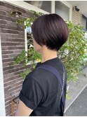 スッキリショート【前髪アンブレラカラーこなれミディ】