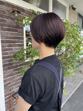 アズグロウ エクラ(AS GROW 'eclat) スッキリショート【前髪アンブレラカラーこなれミディ】