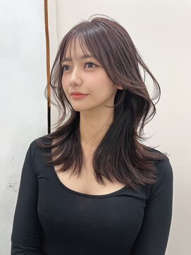 ジーナ 梅田(Zina) 髪質改善*韓国黒髪フェミニンロングカット*美髪【Zina梅田】