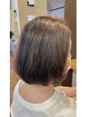 少し丸さのあるボブデザイン！