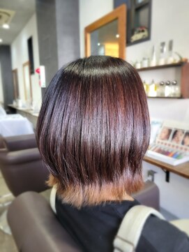 ワンス(Once) ナチュラルウルフ×裾カラー