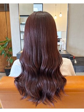ジールサロン 学園の森店(ZEALSALON) 【艶感カラー】ピンクブラウン