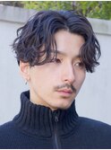 フェザーショートフェザーパーマニュアンスパーマショートヘア