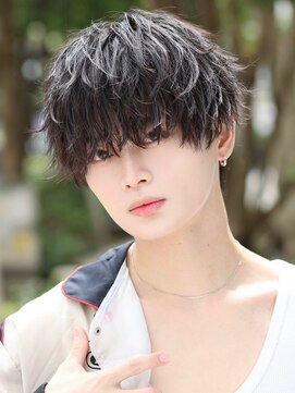 リップス 池袋(LIPPS) ラウンドマッシュ　アイロン質感パーマ