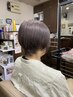オーガニックカラー(白髪染OK)+ブロー＋ジアミン除去￥7590が7040