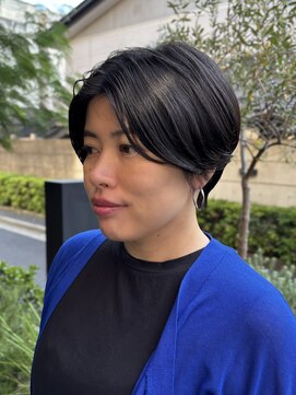 エヌヨンブンノイチ 茅ヶ崎(n1/4) 30代40代ハンサムショート丸みショート似合わせ小顔前髪なし