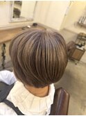 ブリーチを使わずに明るくできる白髪染め　西葛西　髪質改善