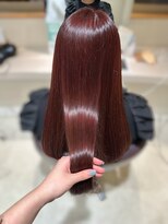 ロンドルピナス 小倉(Lond Lupinus)&nbsp;ミディアムヘア暗めカラー/デザインカラー/フェイスフレーミング