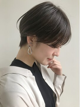 ♪前下がりショートボブハンサムショートカット上手い錦糸町ケア