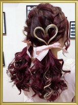 エヌ(N) 編み込みツインテール☆ハートアレンジ☆