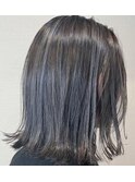 大人グレーアッシュカラー