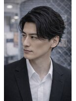 リリー シンジュク(Lilly)&nbsp;【Lilly新宿】#アップバング#ビジネスヘア＃メンズカット