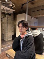 メンズココ メンズパーマ 韓国ヘア 日本橋店(MENS COCO)&nbsp;ニュアンスシースルーセンターパート