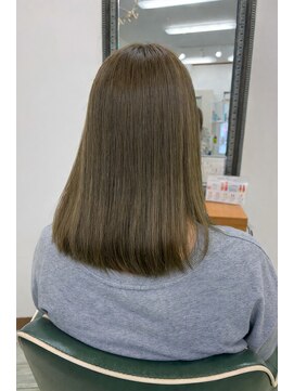 ラグゼ ヘア カミヤ luxe hair CAMIYA 掛川店 オリーブベージュ