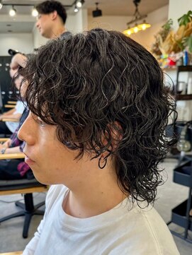 フゥ 宇都宮戸祭(FeU) 宇都宮メンズカットメンズパーマ波巻きスパイラルパーマツイスパ