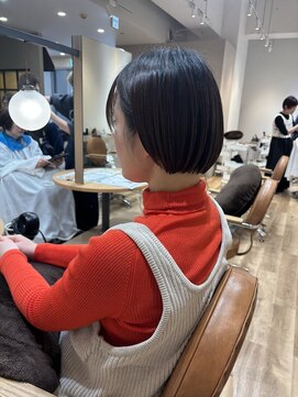 ヘアポケット スタイル店(HAIR POCKET) コンパクトなミニボブ