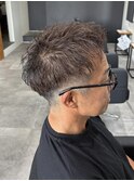 メンズカットカラージェットモヒカンスパイキーショート刈り上げ