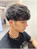 束感〇シルエット〇 刈り上げマッシュ