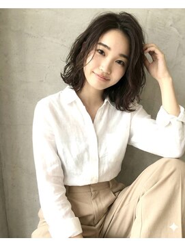 アン 柏店(un) ◆ゆるふわボブでイメチェン♪小顔前髪/アッシュベージュ