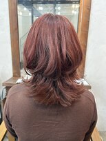 ヘアメイク デザート(HAIR MAKE DESART)&nbsp;佐藤洋一【クラゲウルフとオレンジカラー】