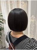 まとまり重視◎艶感コンパクトボブ