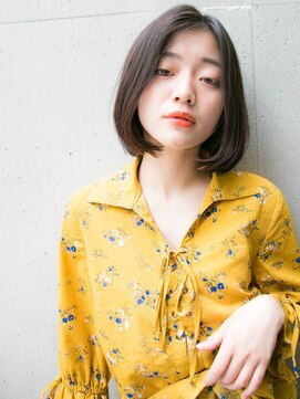 ルティア(Lutia) センターパート かきあげバング 暗髪☆