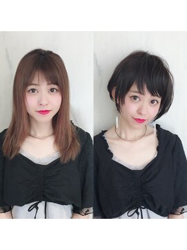 ビューイースト 亀戸 錦糸町(VIEW EAST) 黒髪 センシュアルショート カワイイイメチェン！！