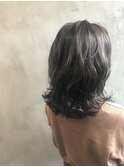 インディゴブルー×ミディアム フォギーベージュ