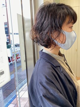 モリオフロムロンドン 大宮店(morio from London) 《大宮》ボブ×コテ巻き風パーマ