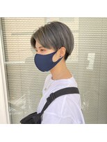 ミント(mint) メンズライクなハンサムショート/ショート/シルバー