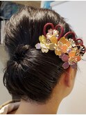 ミセス　ヘアセット（アップ）＆着付け