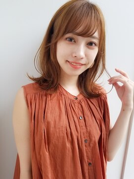 ガーデン オオタカノモリ(garden otakanomori) 抜け感たっぷり大人かわいい王道くびれミディアムスタイル