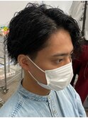 【ツイストスパイラルパーマ/波巻き/韓国マッシュウルフ】