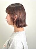 オン眉/外ハネミニボブ
